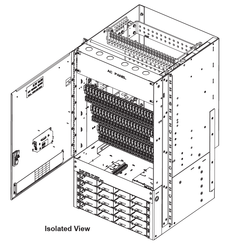 Flatpack2 System Smartpack2 22U 24-380Vdc до 32-60кВт, встраиваемая система электропитания постоянного тока. — изображение 7