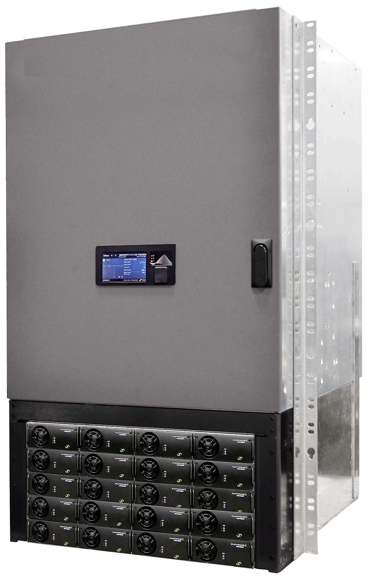 Flatpack2 System Smartpack2 22U 24-380Vdc до 32-60кВт, встраиваемая система электропитания постоянного тока.