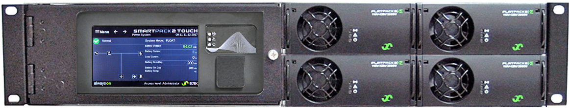 Flatpack2 system Smartpack2 2U 24-380Vdc, 7.2-12kW, встраиваемая система электропитания постоянного тока — изображение 4