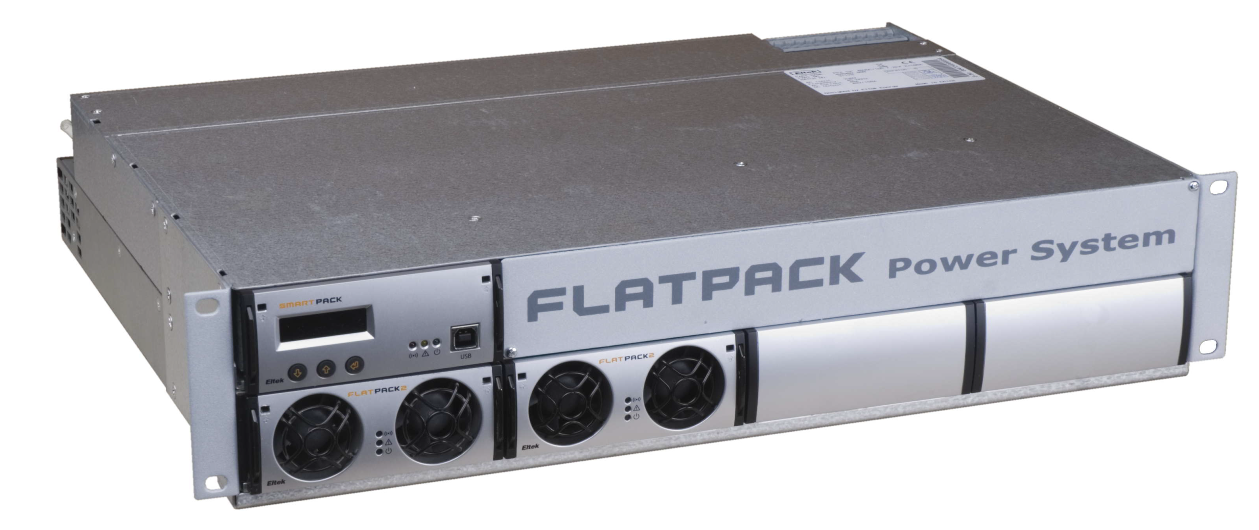 Flatpack2 System Smartpack 2U 24-60Vdc до 12кВт, встраиваемая система электропитания постоянного тока