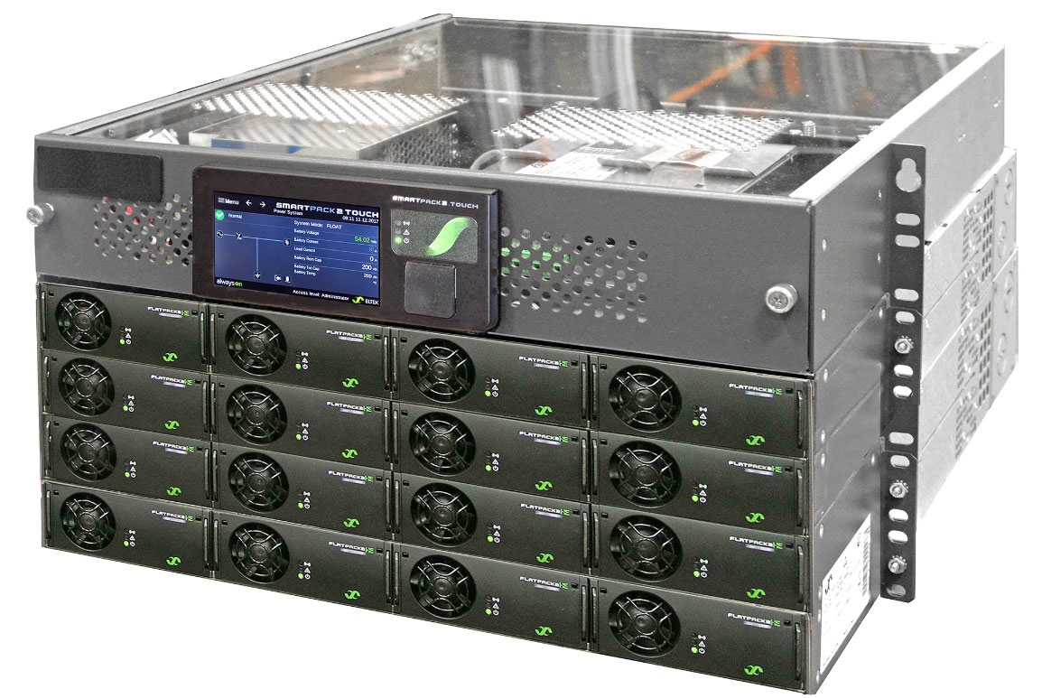 Flatpack2 System Smartpack2 3U-6U 24-380Vdc до 8-48kW, встраиваемая система электропитания постоянного тока
