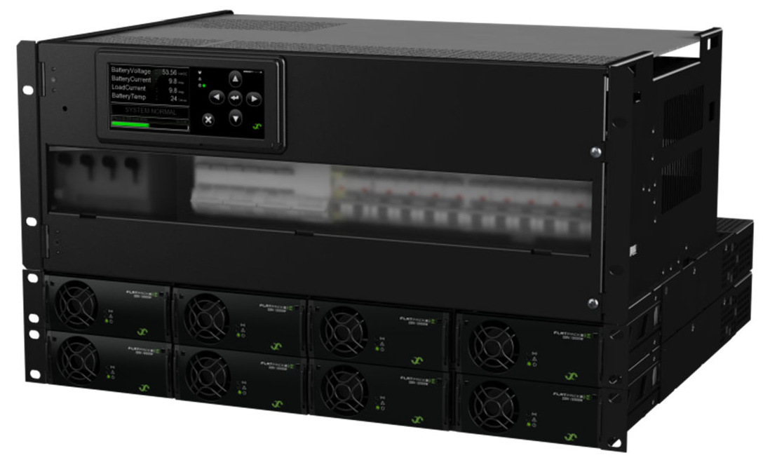Flatpack2 System Smartpack2 5U-7U 24-380Vdc до 8-24kW, встраиваемая система электропитания постоянного тока