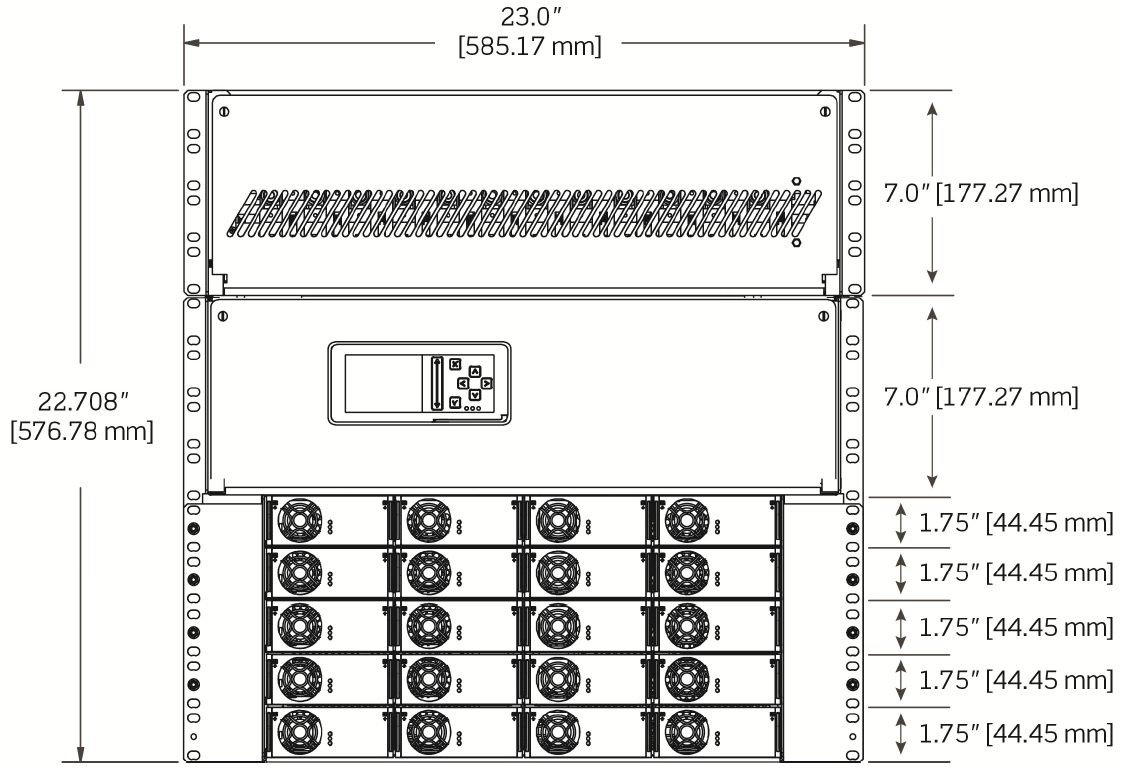 Flatpack2 System Smartpack2 8U-13U 24-380Vdc до 32-48kW, встраиваемая система электропитания постоянного тока — изображение 11